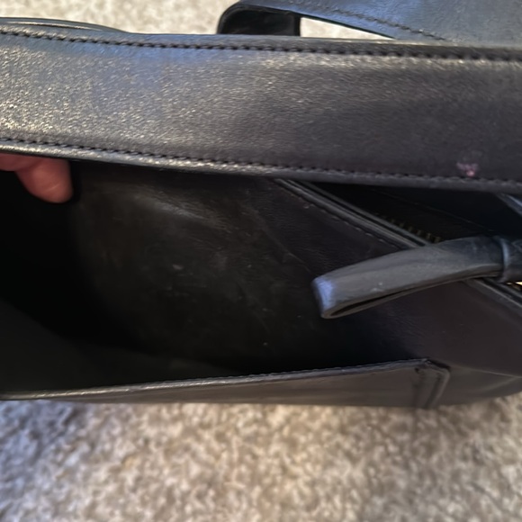 Vintage Coach Penelope Black Leather Shoulder Bag Purse AS IS - Picture 7 of 16